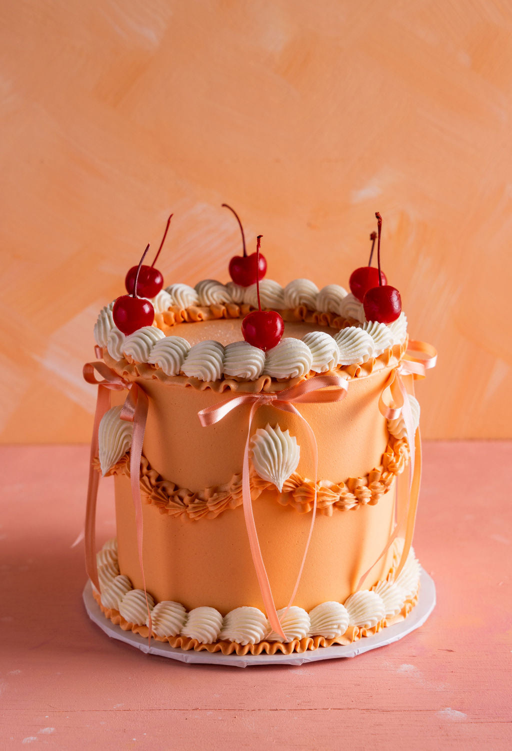 Vintage Cherries Cake