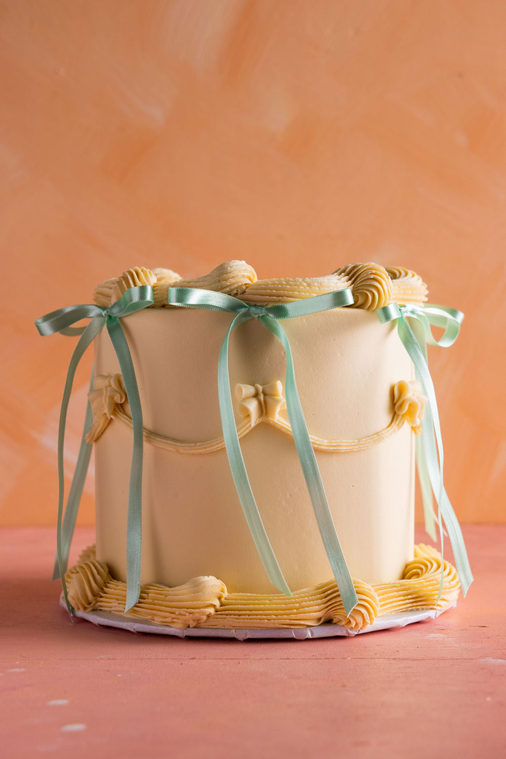 Pastel Ribbons Cake