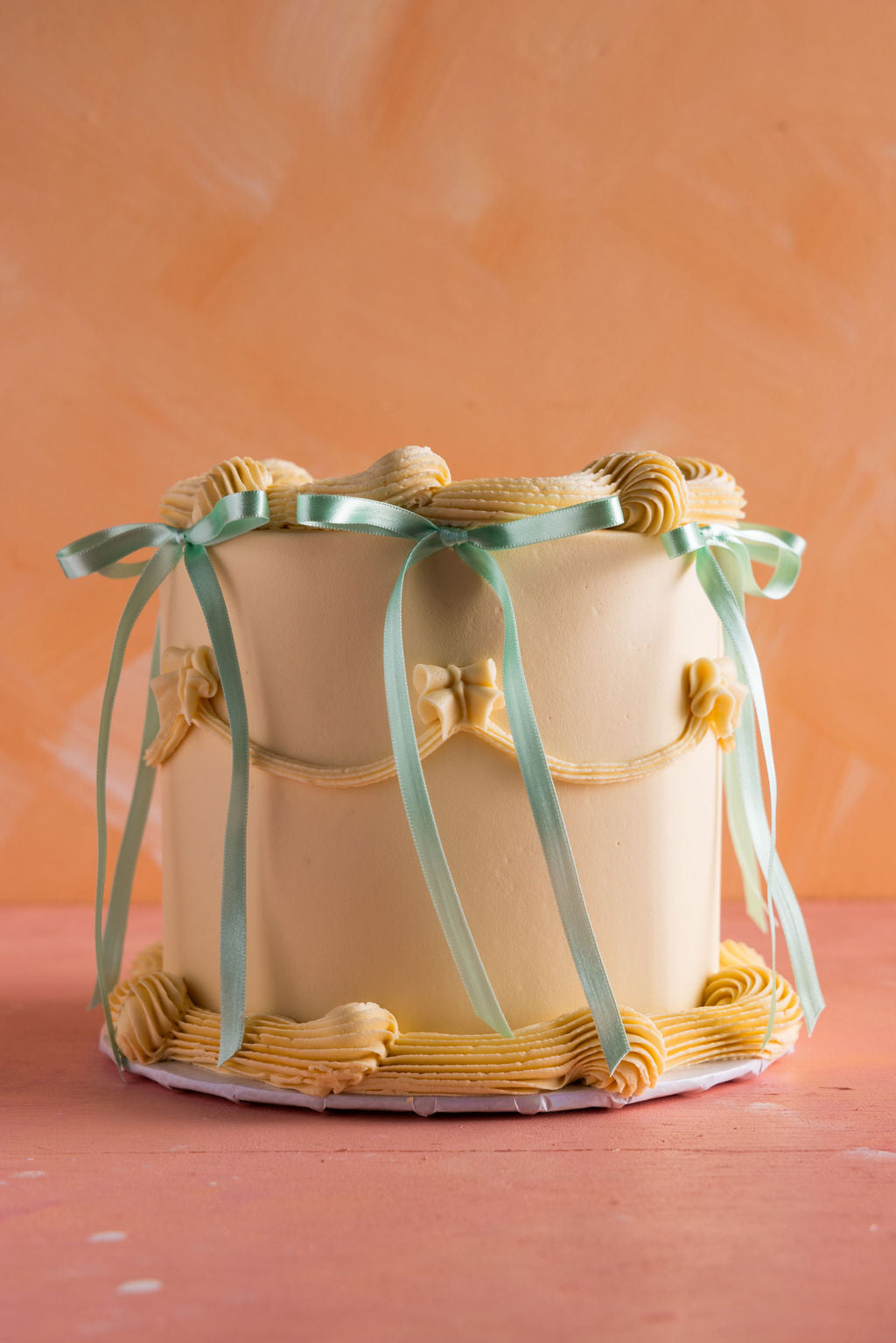 Pastel Ribbons Cake