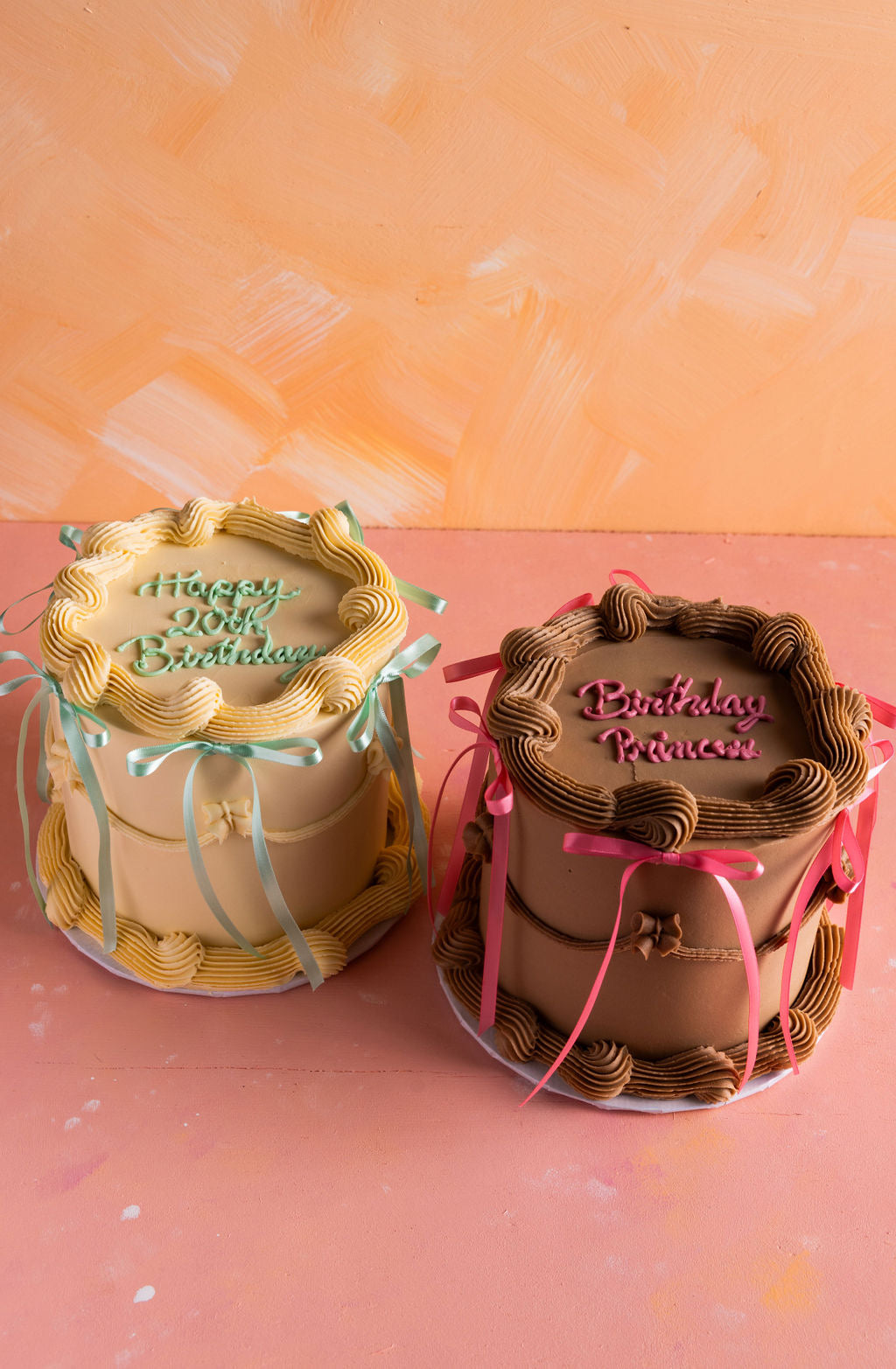 Pastel Ribbons Cake